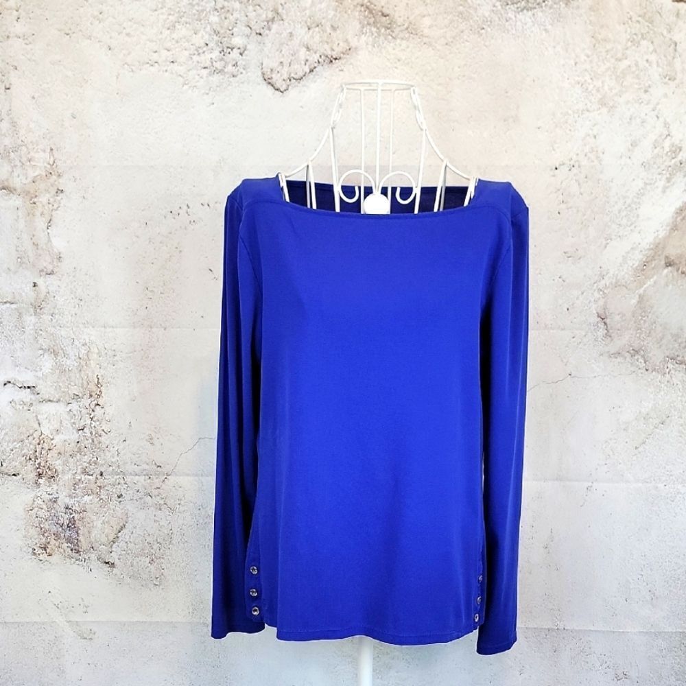 Ralph Lauren Elegant Blue Women's Top Size M